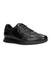 Wojas Leder-Sneakers in Schwarz