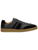 Wojas Leder-Sneakers in Schwarz