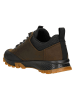 Wojas Leren sneakers bruin/zwart