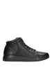 Wojas Leder-Sneakers in Schwarz