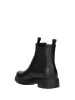 Wojas Leder-Chelsea-Boots in Schwarz