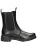 Wojas Leder-Chelsea-Boots in Schwarz