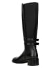 Wojas Leder-Stiefel in Schwarz
