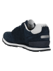Relaks Leder-Sneakers in Dunkelblau/ Grau