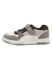 Lurchi Leren sneakers "Gilbert" grijs/wit