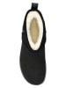 Groundies Leder-Barfußschuhe "Cozy Boot 2.0" in Schwarz