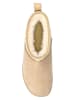 Groundies Leder-Barfußschuhe "Cozy Boot" in Beige