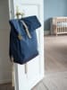 FABELAB Luierrugzak "On-the-go" donkerblauw - (B)32 x (H)45 x (D)14 cm