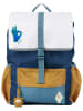 FABELAB Rucksack in Gelb/ Blau/ Weiß - (B)28 x (H)44 x (T)12 cm