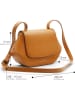 ATELIERS SAINT GERMAIN Leren schoudertas camel - (B)26 x (H)17 x (D)7 cm