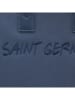 ATELIERS SAINT GERMAIN Skórzana torebka w kolorze granatowym - 39 x 29 x 15 cm