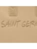 ATELIERS SAINT GERMAIN Leder-Henkeltasche in Beige - (B)39 x (H)29 x (T)15 cm