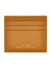 ATELIERS SAINT GERMAIN Leder-Kartenetui in Camel - (B)10 x (H)9 x (T)0,3 cm
