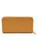 ATELIERS SAINT GERMAIN Leder-Geldbörse in Camel - (B)19 x (H)10 x (T)2,5 cm