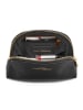 ATELIERS SAINT GERMAIN Leder-Kosmetiktasche in Schwarz - (B)19 x (H)12,5 x (T)6,5 cm