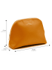 ATELIERS SAINT GERMAIN Leder-Kosmetiktasche in Hellbraun - (B)24 x (H)17 x (T)8 cm
