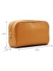ATELIERS SAINT GERMAIN Leder-Kosmetiktasche in Orange - (B)26 x (H)16 x (T)11 cm