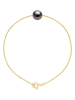 ATELIERS SAINT GERMAIN Gold-Armkette mit Tahitizuchtperle