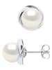 ATELIERS SAINT GERMAIN Weißgold-Ohrstecker mit Süßwasserzuchtperlen