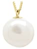 ATELIERS SAINT GERMAIN Gouden ketting met zoetwaterkweekparel - (L)42 cm