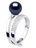 ATELIERS SAINT GERMAIN Zilveren ring met edelstenen en zoetwaterkweekparel