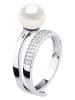 ATELIERS SAINT GERMAIN Zilveren ring met edelstenen en zoetwaterkweekparel
