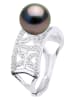 ATELIERS SAINT GERMAIN Zilveren ring met edelstenen en tahitikweekparel