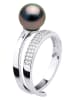 ATELIERS SAINT GERMAIN Zilveren ring met tahitikweekparel