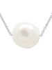ATELIERS SAINT GERMAIN Srebrny naszyjnik z perłą - dł. 42 cm