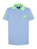 Polo Sylt Poloshirt in Hellblau/ Grün