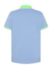 Polo Sylt Poloshirt in Hellblau/ Grün