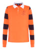 Polo Sylt Poloshirt oranje/pruimkleurig