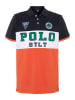 Polo Sylt Poloshirt oranje/wit/zwart