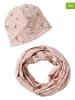 vertbaudet 2tlg. Set: Mütze und Schal in Rosa