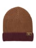 vertbaudet Muts lichtbruin/bordeaux