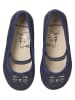 vertbaudet Leren ballerina's donkerblauw