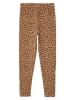 vertbaudet 2er-Set: Leggings ''Elise'' in Orange/ Beige