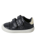 vertbaudet Leren sneakers donkerblauw