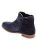 vertbaudet Leder-Chelsea-Boots in Dunkelblau