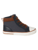 vertbaudet Sneakers donkerblauw/lichtbruin
