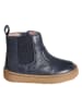 vertbaudet Leder-Chelsea-Boots in Dunkelblau