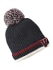 vertbaudet 3-delige winterset donkerblauw/rood/wit