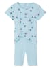vertbaudet 2er-Set: Pyjamas in Hellblau/ Rosa/ Weiß