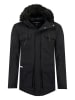 Geographical Norway Parka "Batna" w kolorze granatowym
