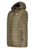 Geographical Norway Kamizelka pikowana "Vamigo" w kolorze khaki