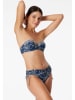Schiesser Bikini in Dunkelblau/ Weiß
