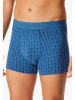 Schiesser 3-delige set: boxershorts donkerblauw/blauw