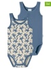 Schiesser 2-delige set: rompers crème/blauw