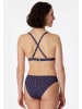 Schiesser Bikinitop donkerblauw/rood