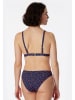 Schiesser Bikinitop donkerblauw/rood